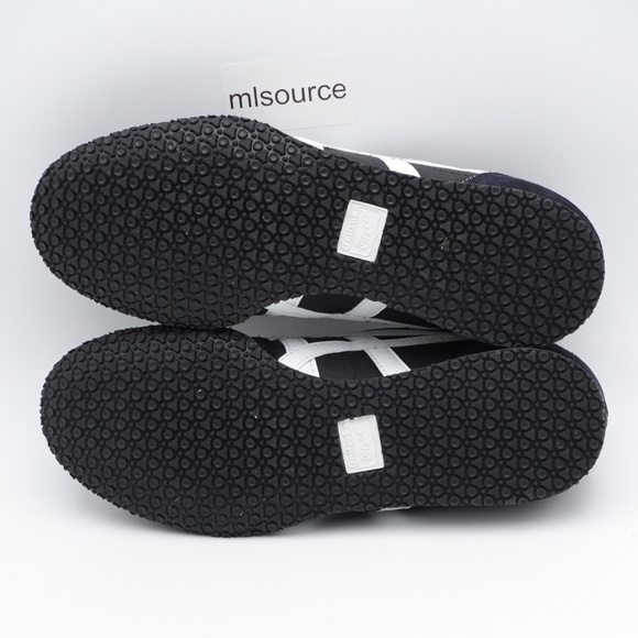 NEW Onitsuka Tiger Serrano Suede Sneakers D109L-9001 Black/White - Picture 6 of 7